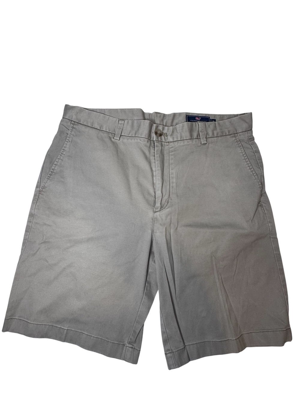 Vineyard Vines Gray Flat-Front  Shorts